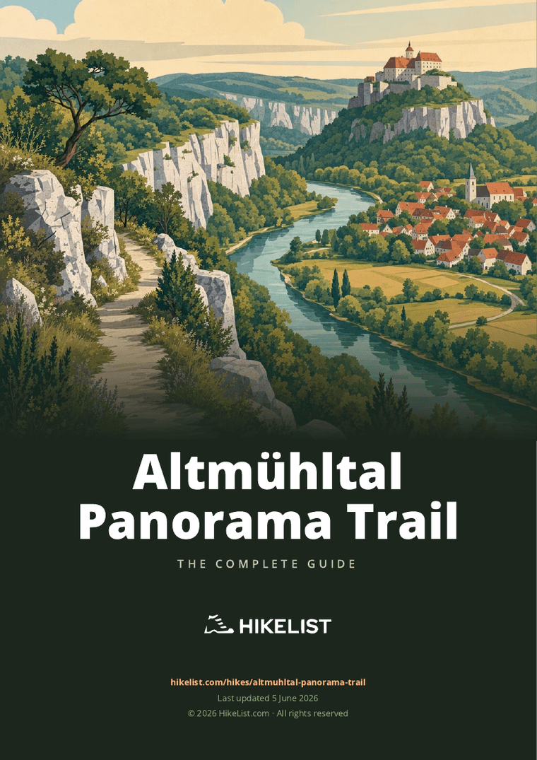 Altmühltal Panorama Trail — downloadable guide cover