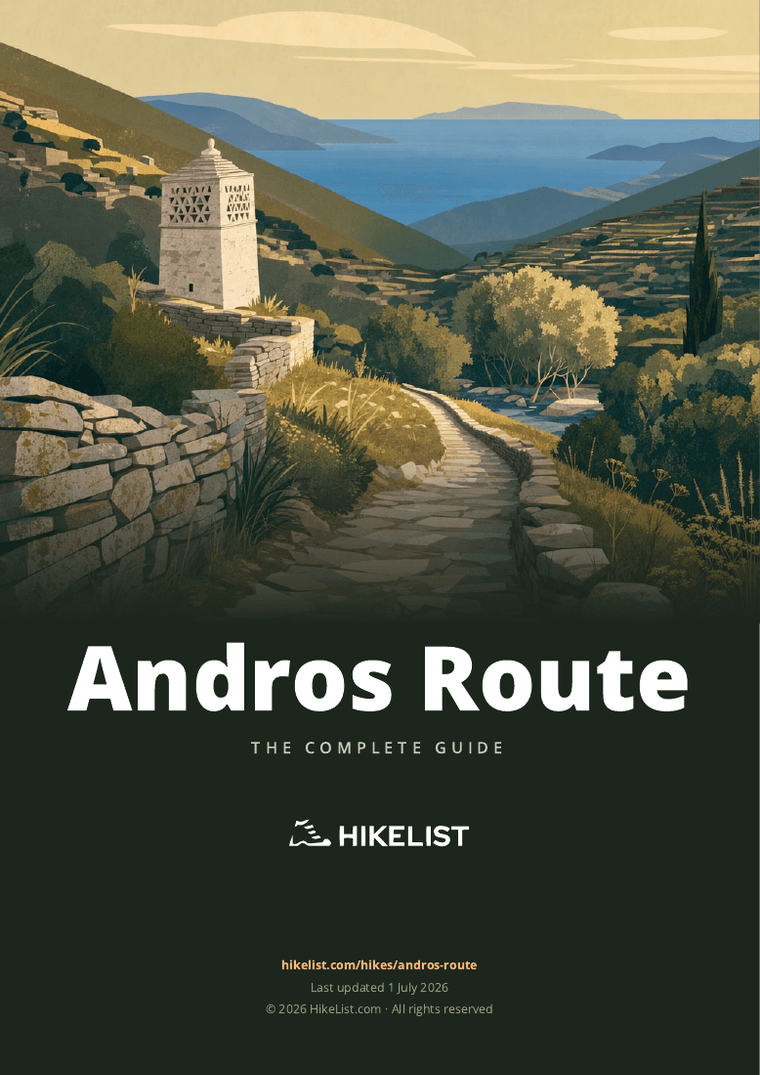 Andros Route — downloadable guide cover