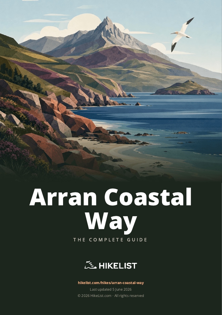 Arran Coastal Way — downloadable guide cover