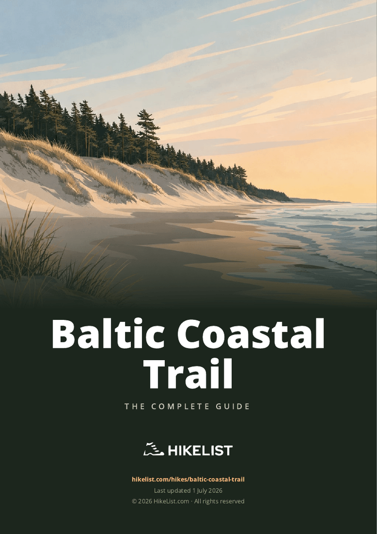 Baltic Coastal Trail — downloadable guide cover