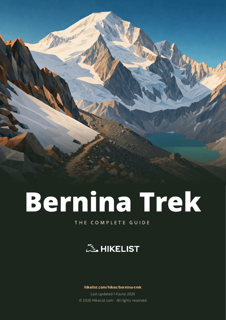 Bernina Trek — downloadable guide cover