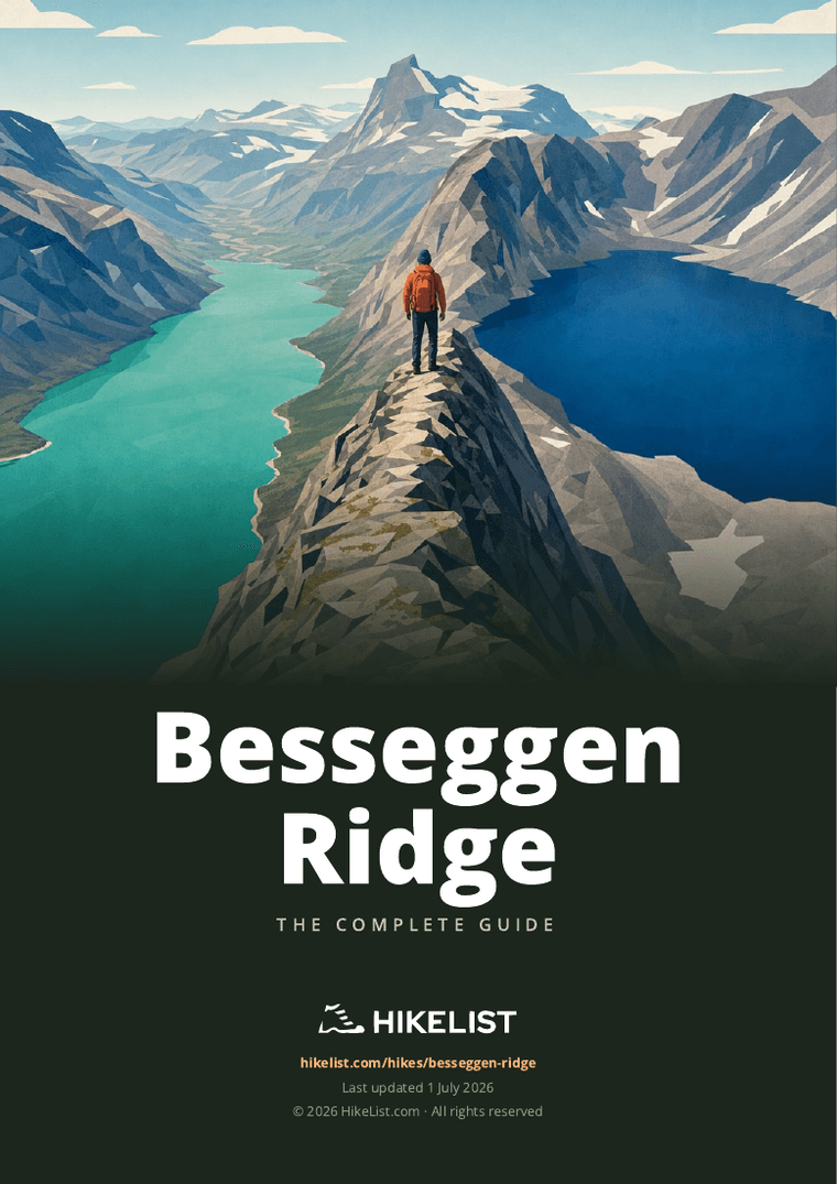 Besseggen Ridge — downloadable guide cover