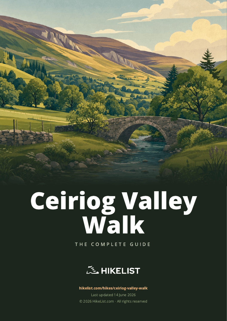 Ceiriog Valley Walk — downloadable guide cover