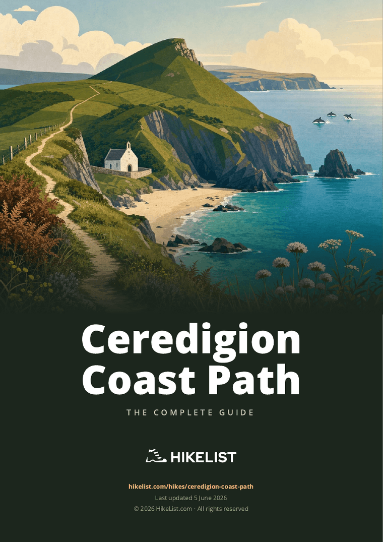 Ceredigion Coast Path — downloadable guide cover