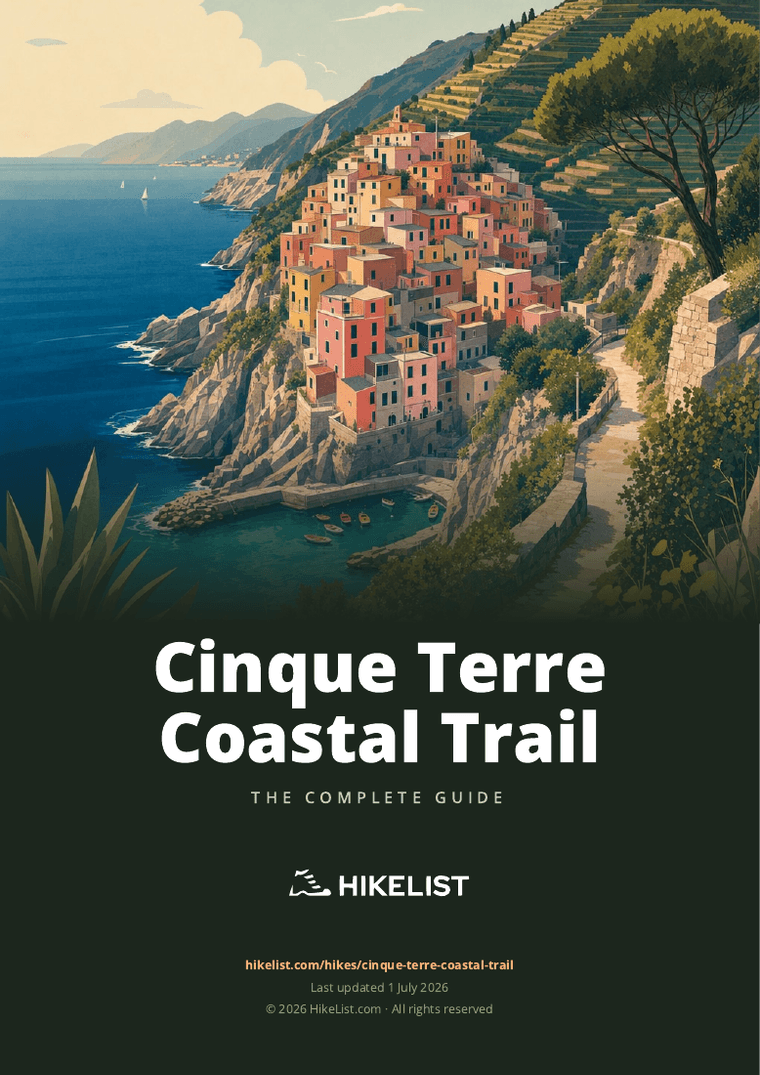 Cinque Terre Coastal Trail — downloadable guide cover