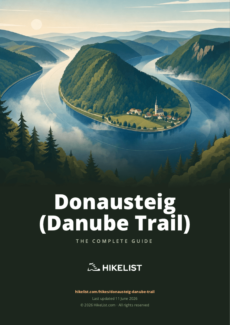 Donausteig (Danube Trail) — downloadable guide cover