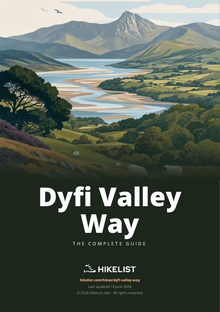 Dyfi Valley Way — downloadable guide cover