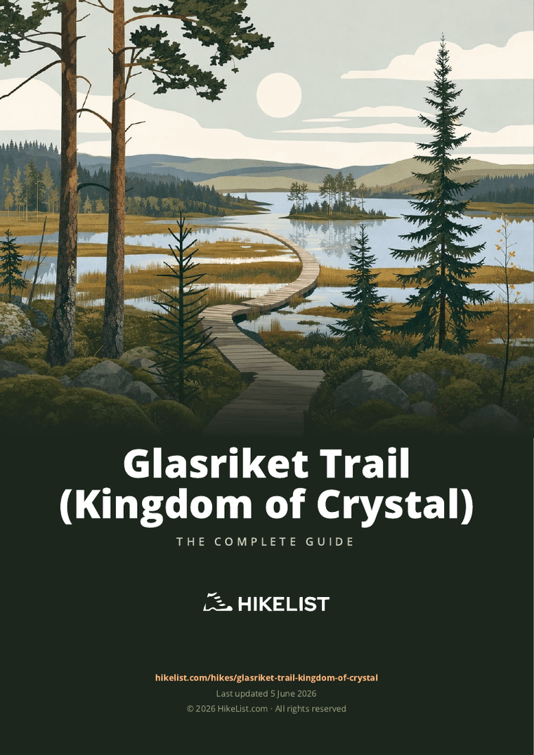 Glasriket Trail (Kingdom of Crystal) — downloadable guide cover