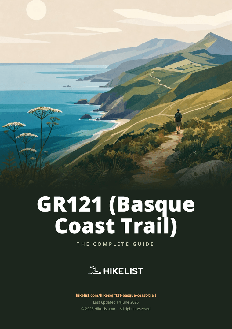 GR121 (Basque Coast Trail) — downloadable guide cover