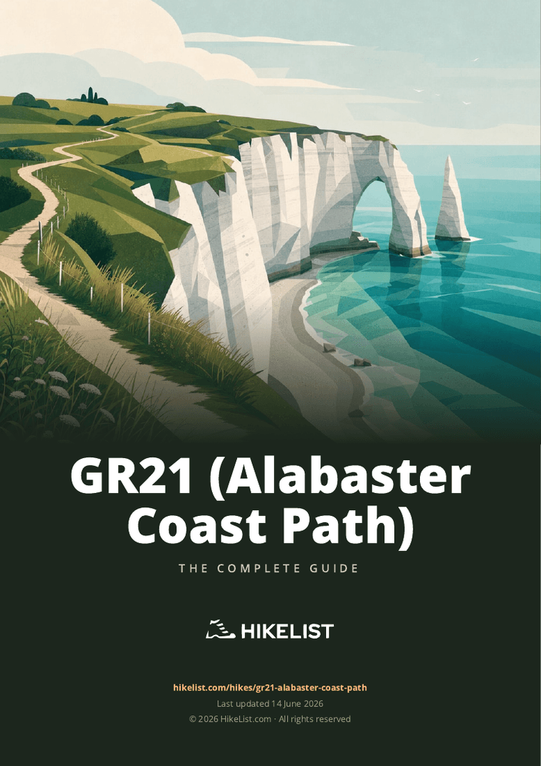 GR21 (Alabaster Coast Path) — downloadable guide cover