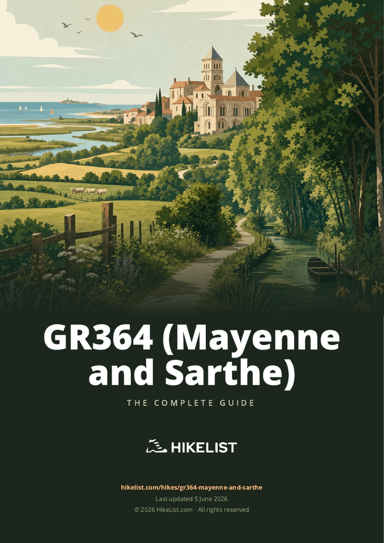 GR364 (Mayenne and Sarthe) — downloadable guide cover