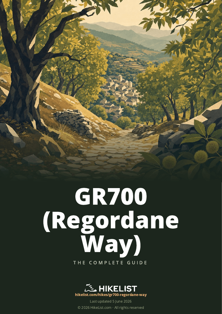 GR700 (Regordane Way) — downloadable guide cover