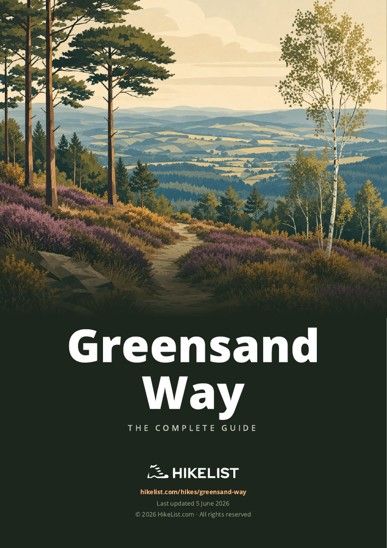 Greensand Way — downloadable guide cover