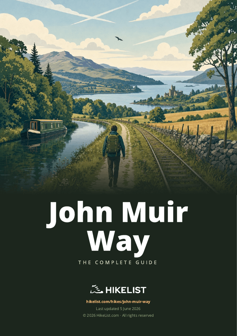 John Muir Way — downloadable guide cover