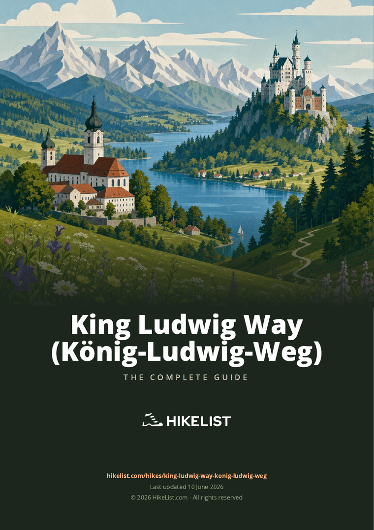King Ludwig Way (König-Ludwig-Weg) — downloadable guide cover