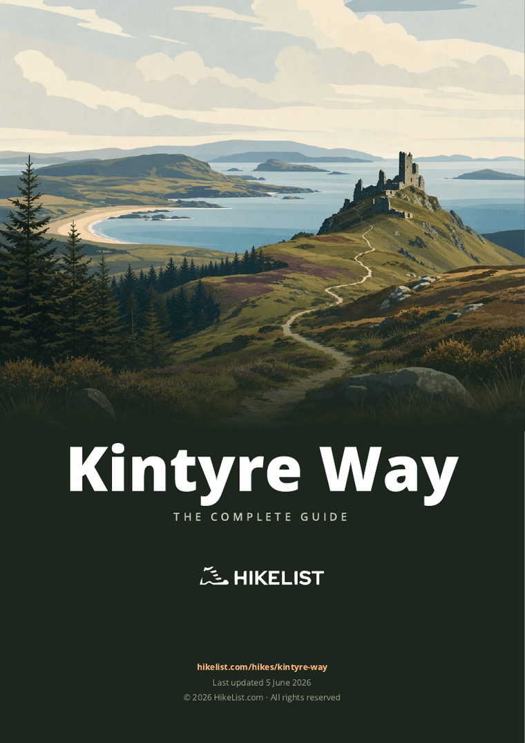Kintyre Way — downloadable guide cover