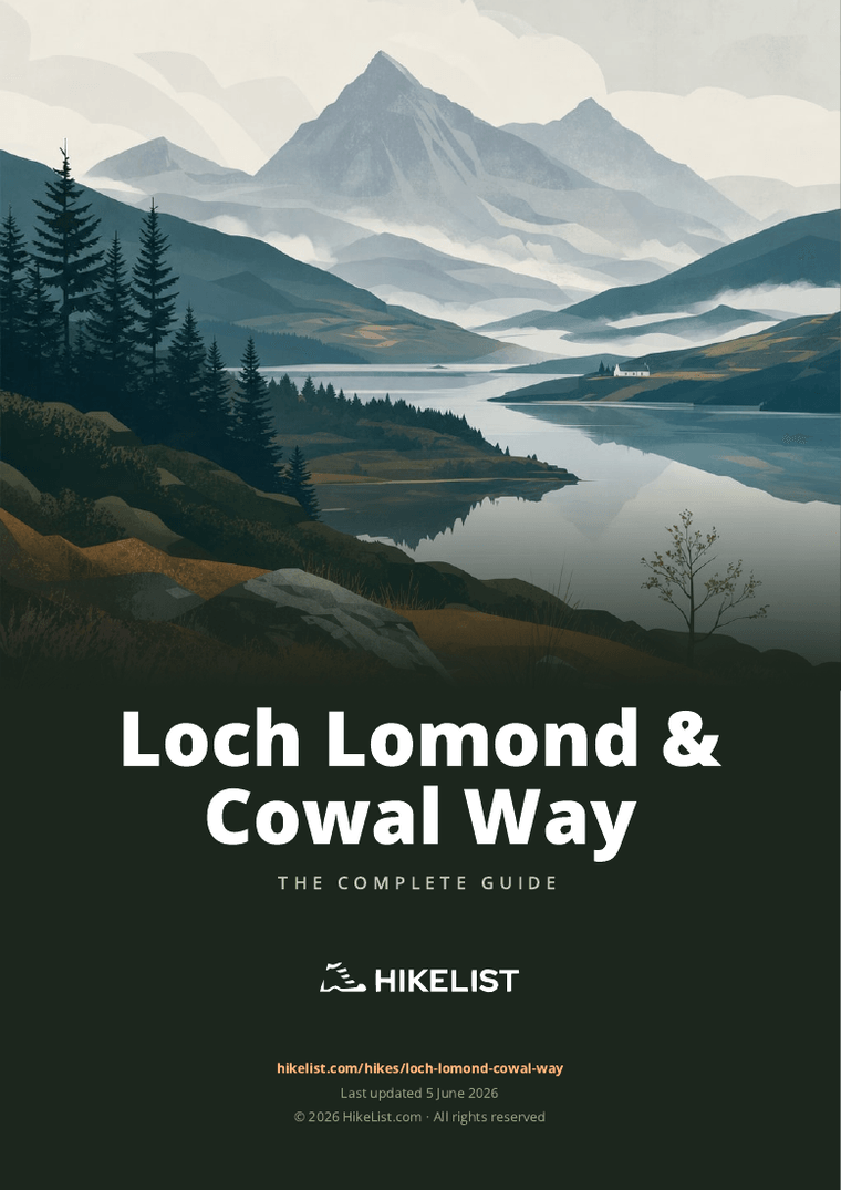 Loch Lomond & Cowal Way — downloadable guide cover