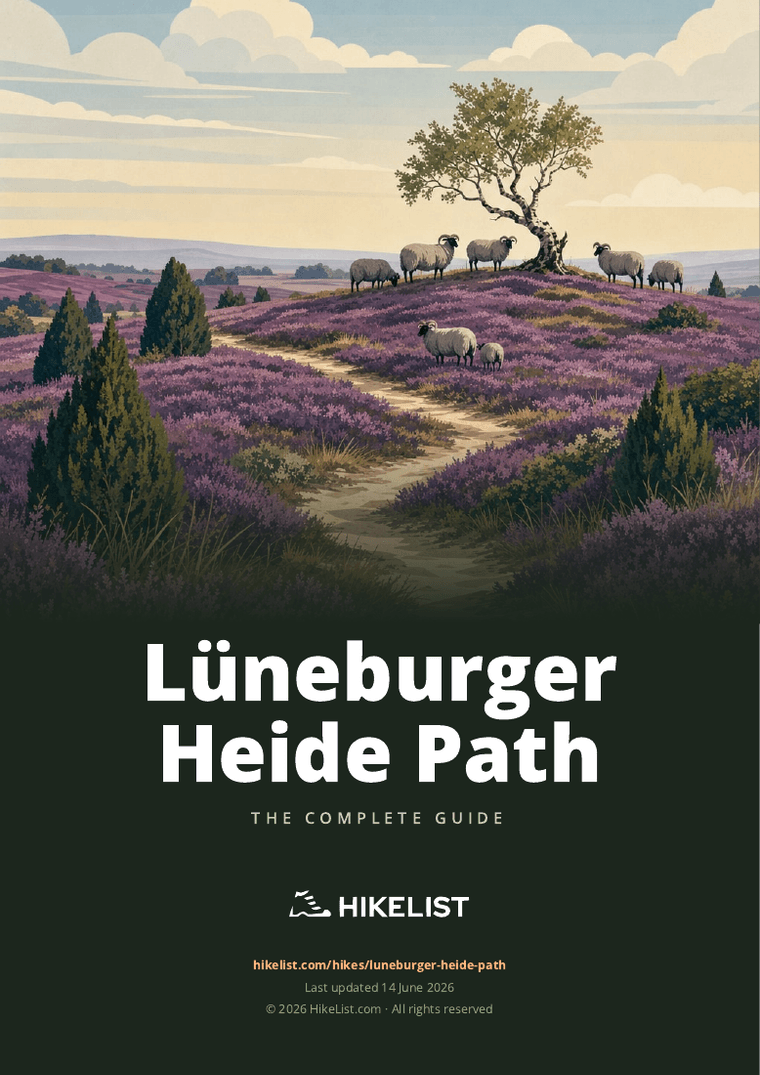 Lüneburger Heide Path — downloadable guide cover