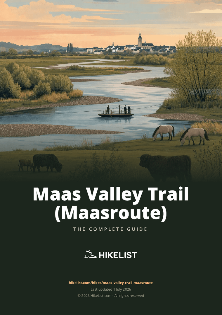 Maas Valley Trail (Maasroute) — downloadable guide cover