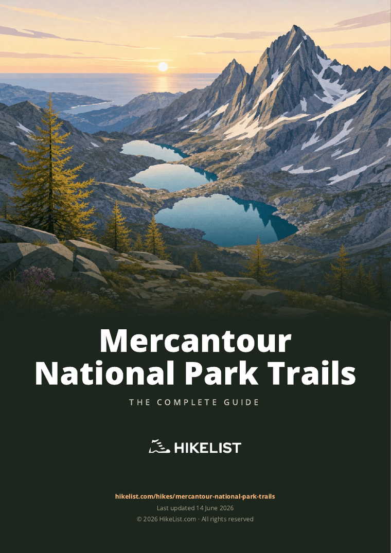 Mercantour National Park Trails — downloadable guide cover