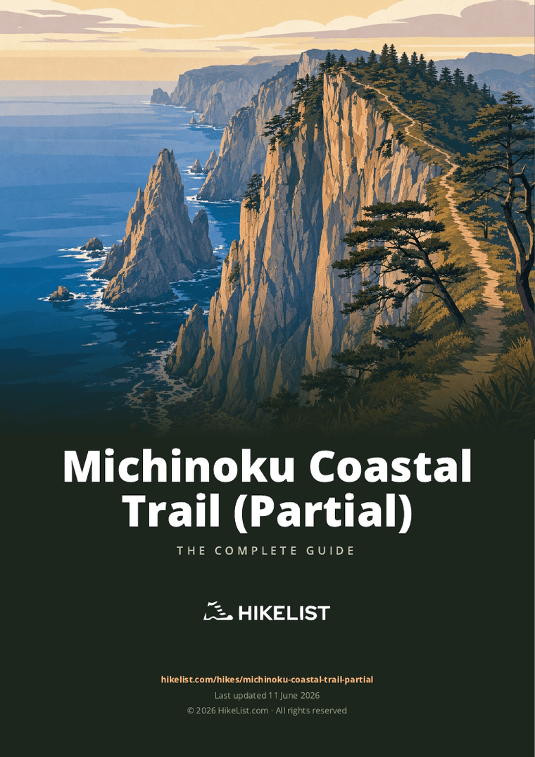 Michinoku Coastal Trail (Partial) — downloadable guide cover