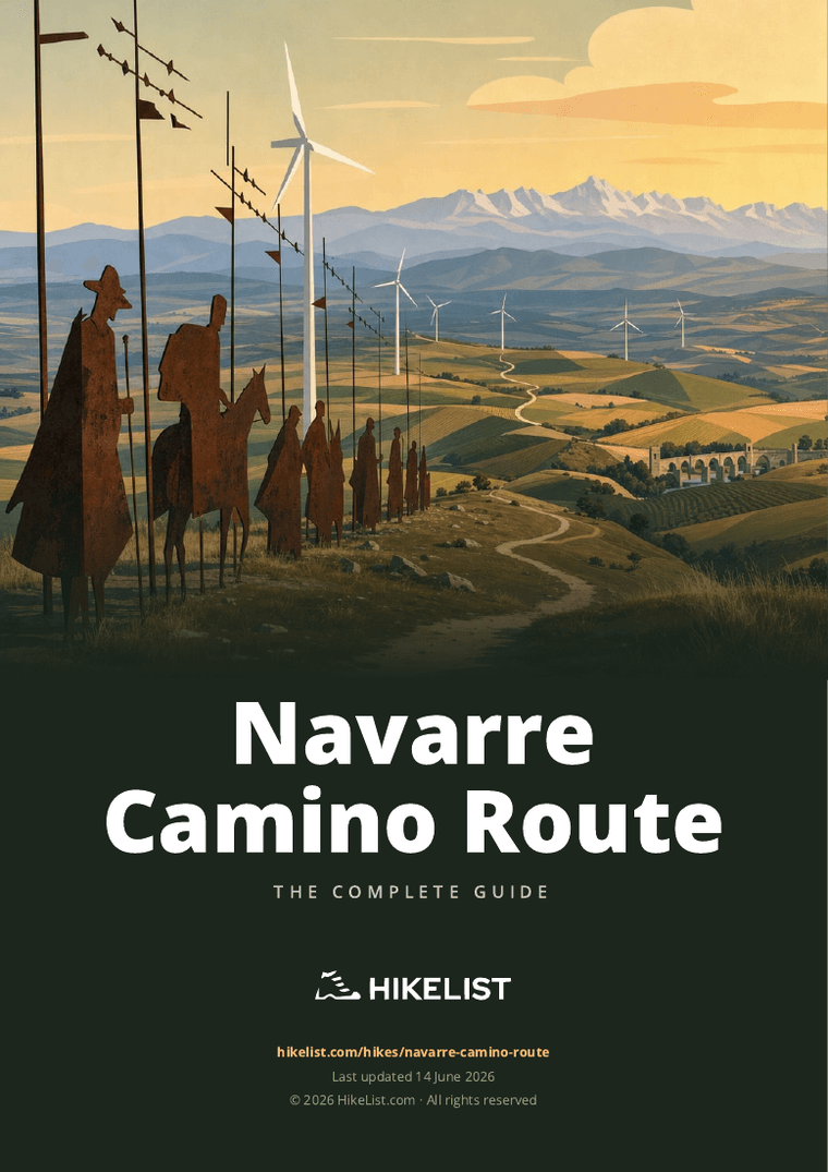 Navarre Camino Route — downloadable guide cover