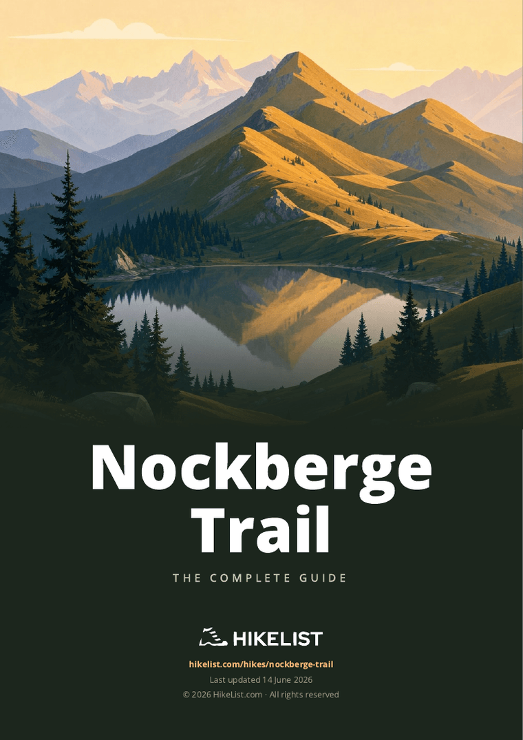 Nockberge Trail — downloadable guide cover