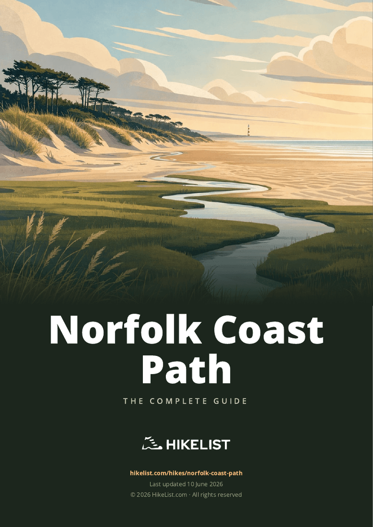 Norfolk Coast Path — downloadable guide cover