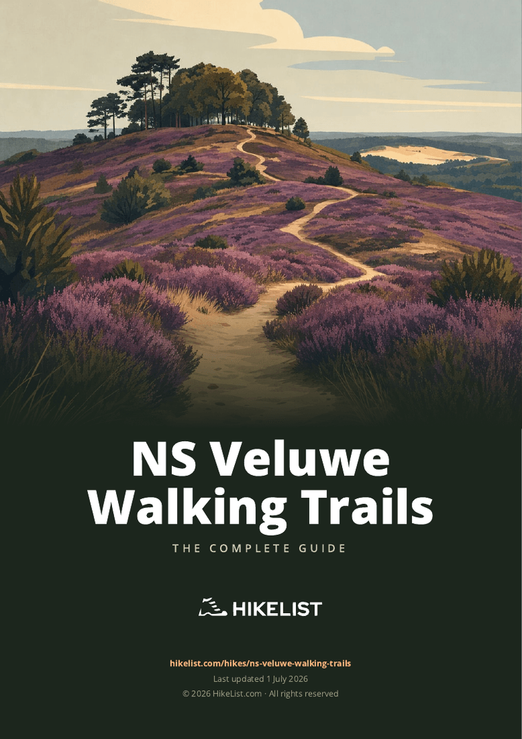 NS Veluwe Walking Trails — downloadable guide cover