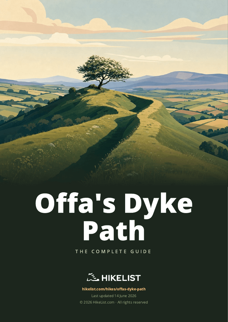 Offa's Dyke Path — downloadable guide cover