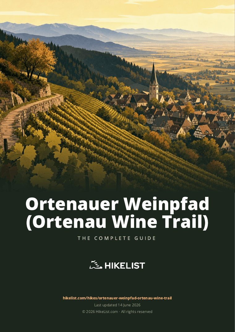 Ortenauer Weinpfad (Ortenau Wine Trail) — downloadable guide cover