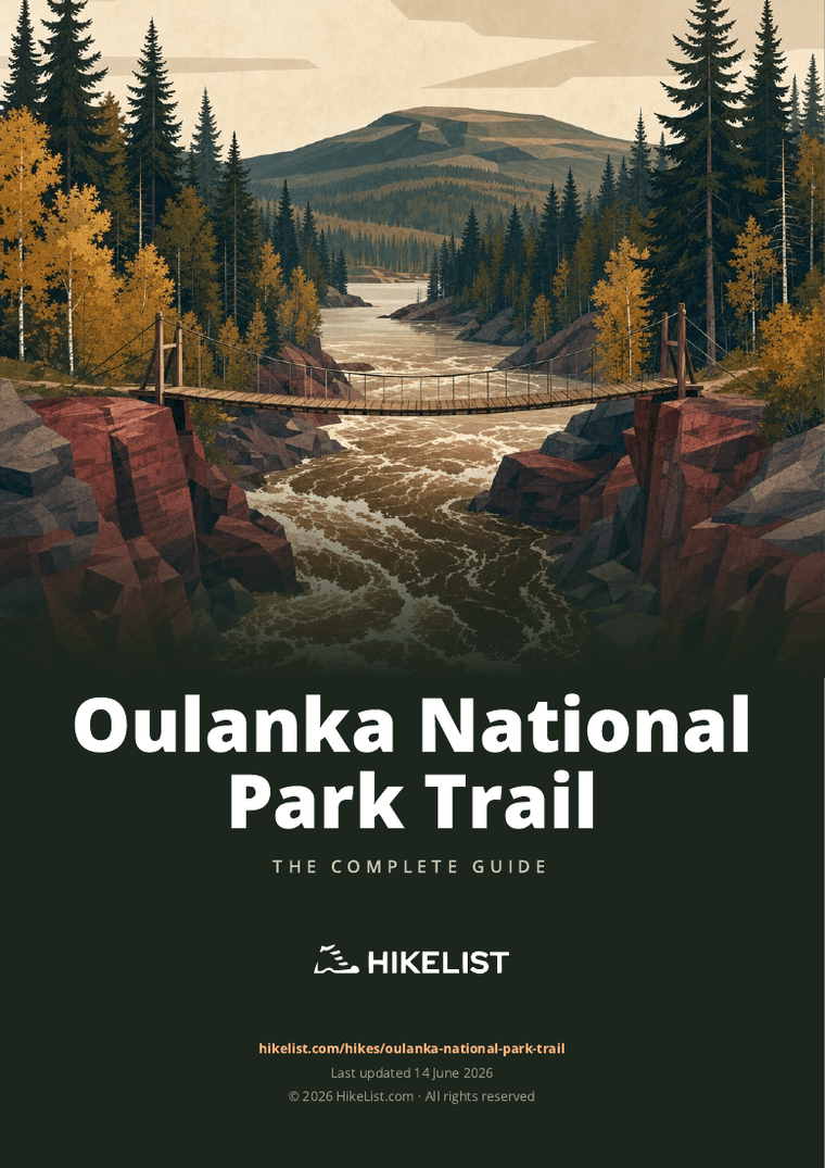 Oulanka National Park Trail — downloadable guide cover