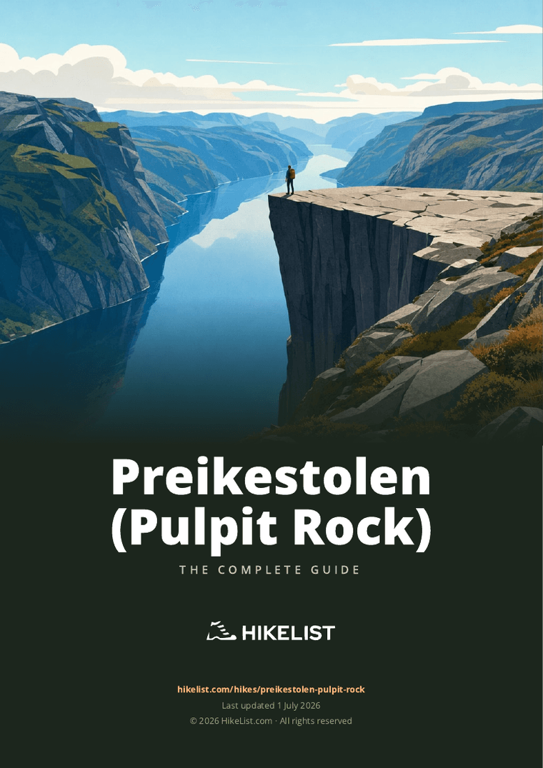 Preikestolen (Pulpit Rock) — downloadable guide cover