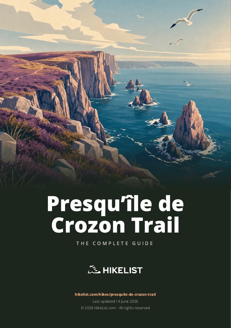 Presqu’île de Crozon Trail — downloadable guide cover