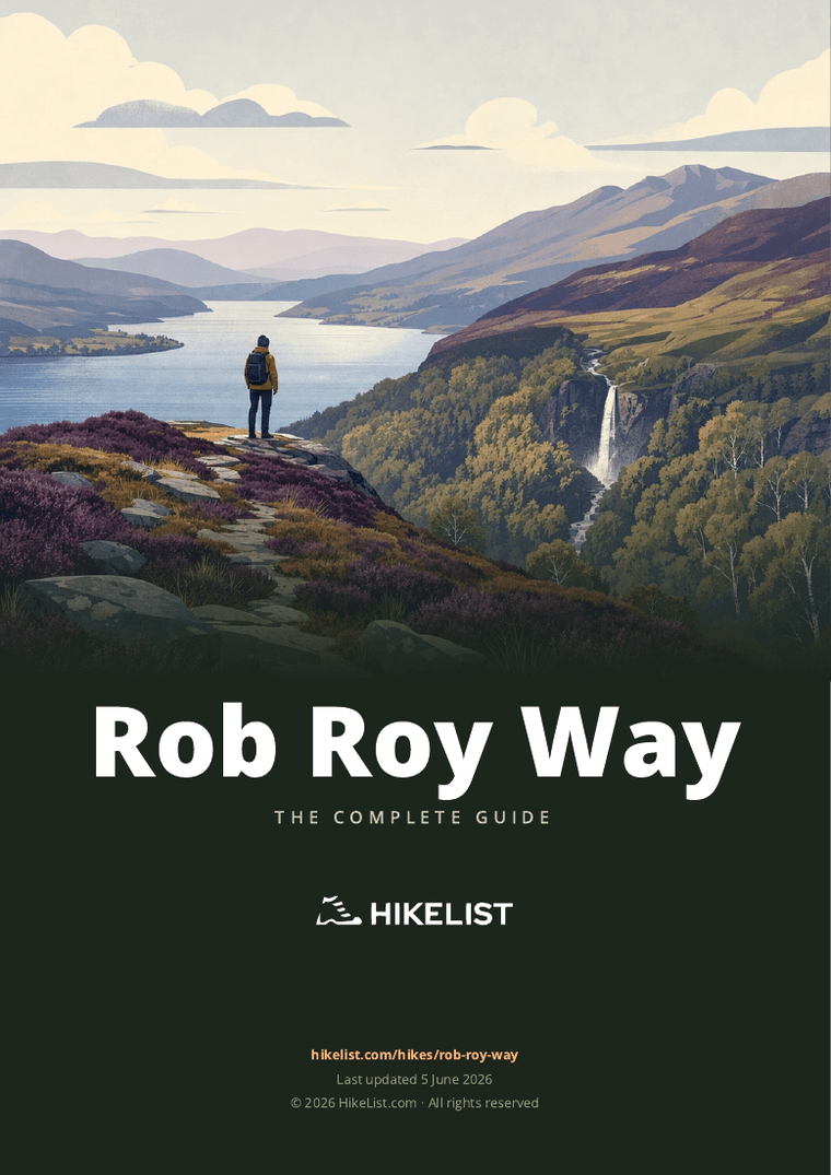 Rob Roy Way — downloadable guide cover