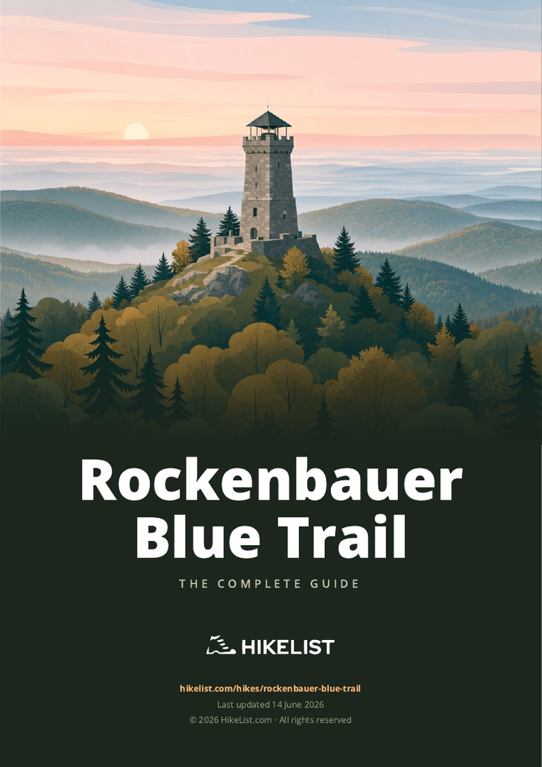 Rockenbauer Blue Trail — downloadable guide cover