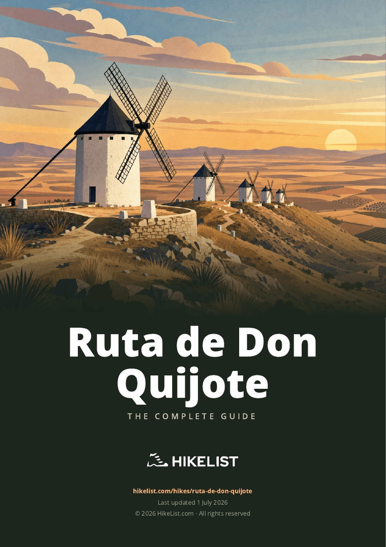Ruta de Don Quijote — downloadable guide cover