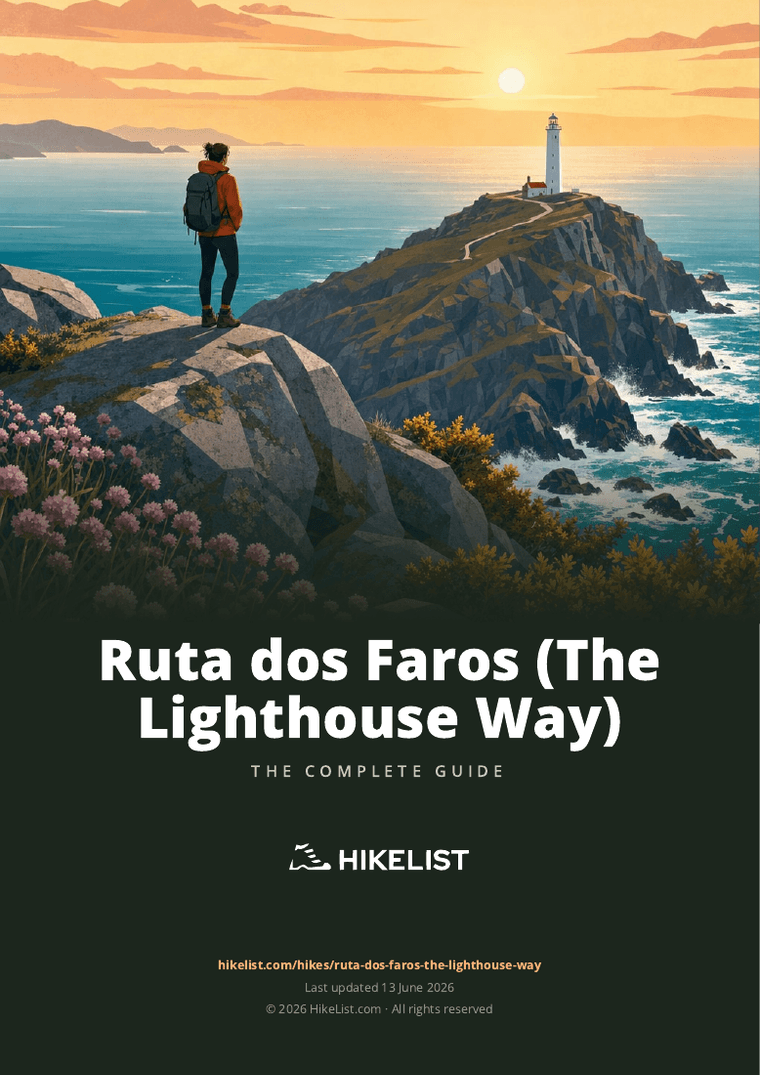 Ruta dos Faros (The Lighthouse Way) — downloadable guide cover