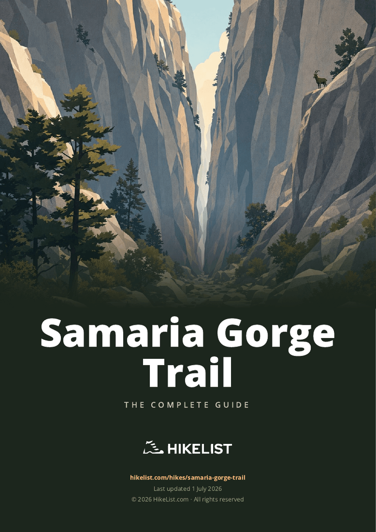 Samaria Gorge Trail — downloadable guide cover