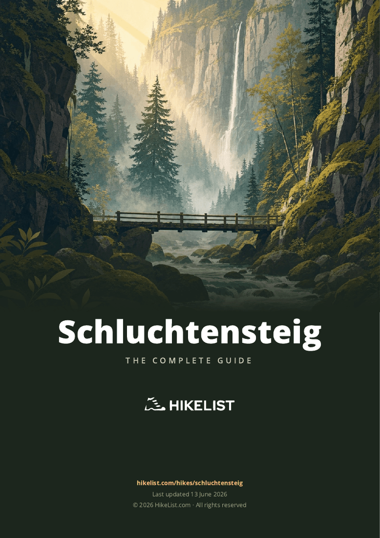 Schluchtensteig — downloadable guide cover