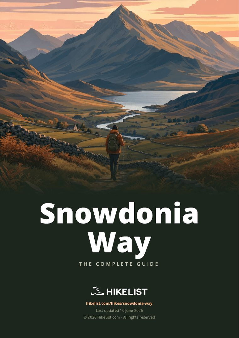 Snowdonia Way — downloadable guide cover