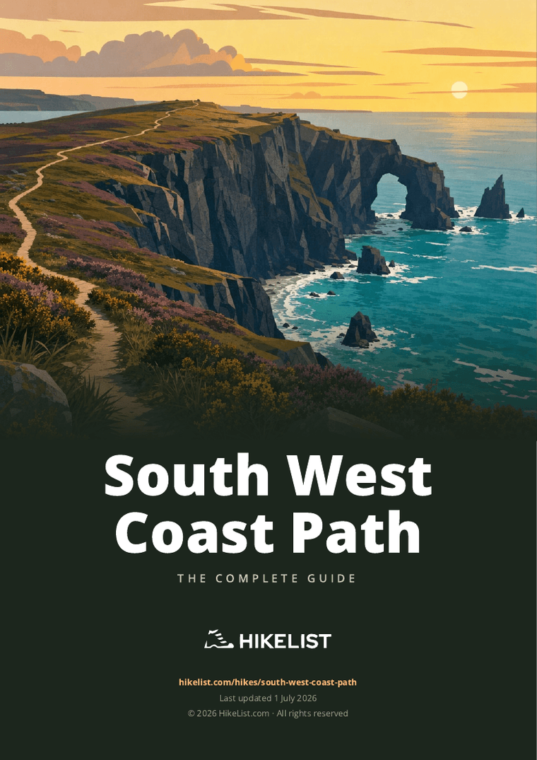 South West Coast Path — downloadable guide cover
