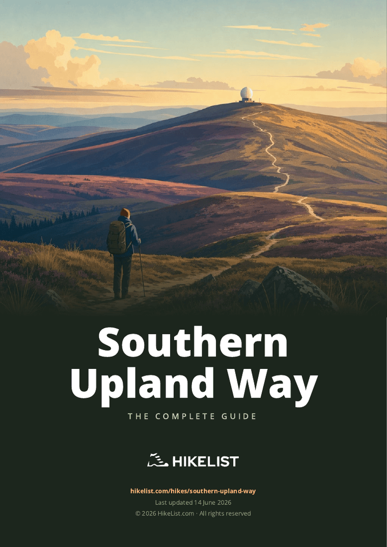 Southern Upland Way — downloadable guide cover