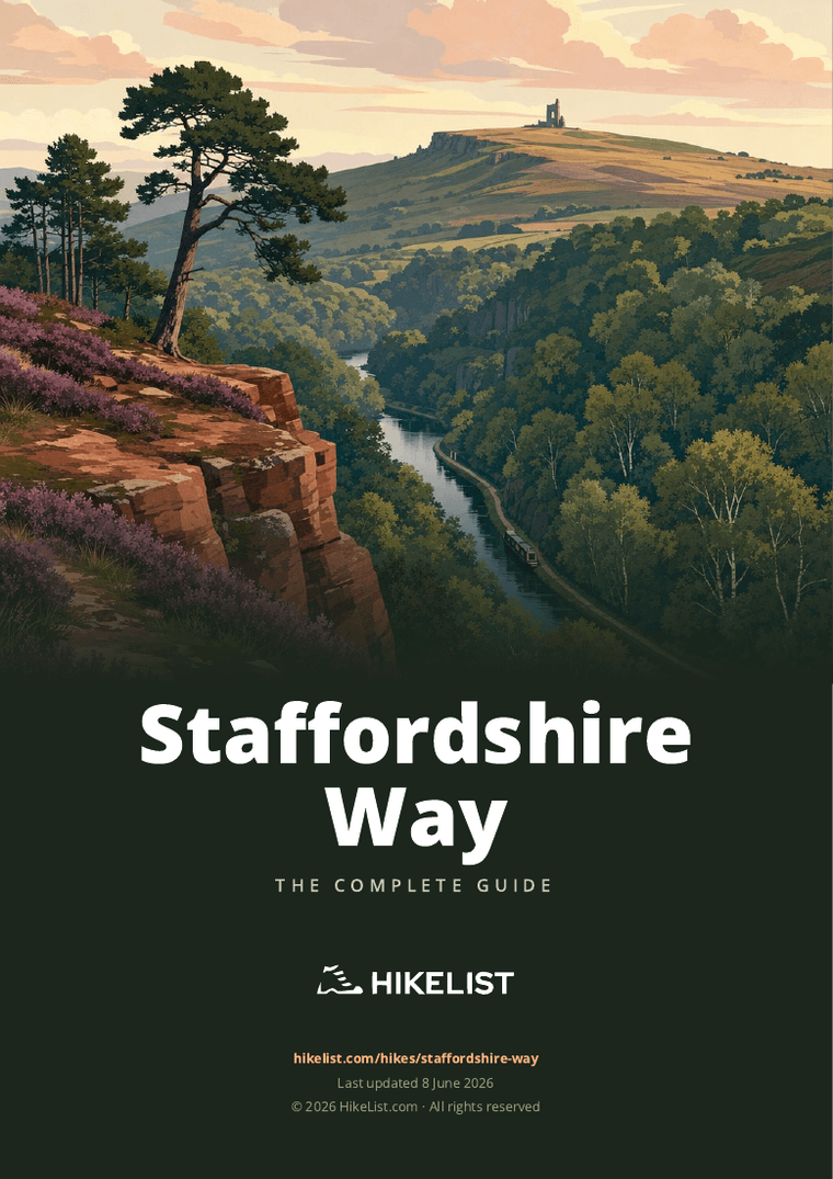 Staffordshire Way — downloadable guide cover