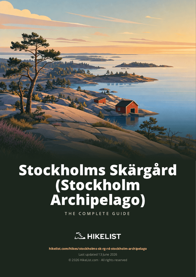 Stockholms Skärgård (Stockholm Archipelago) — downloadable guide cover