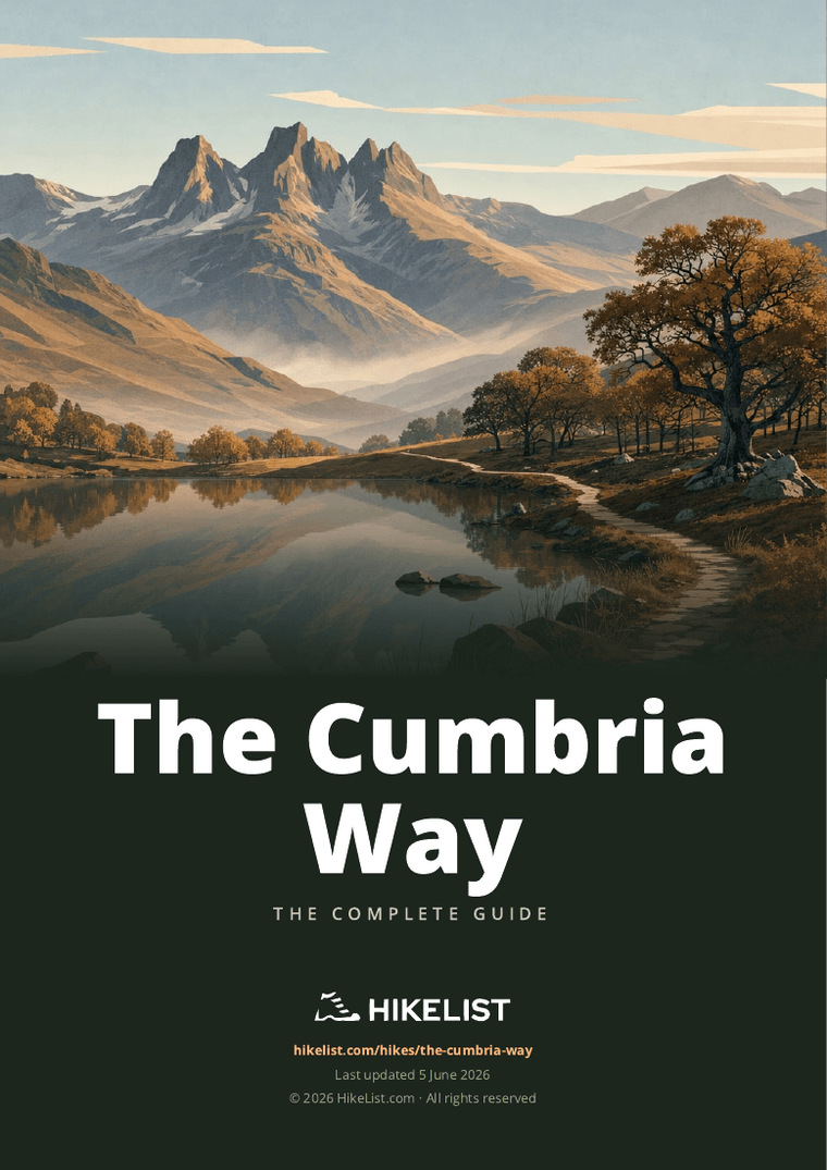 The Cumbria Way — downloadable guide cover