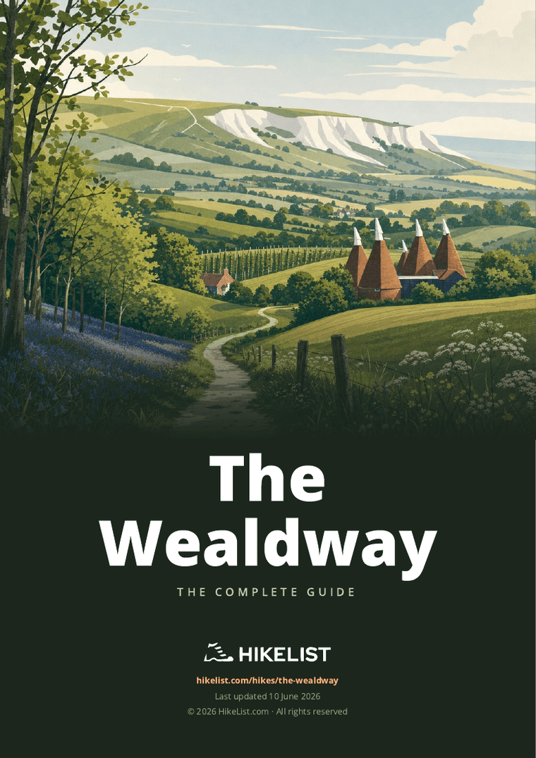 The Wealdway — downloadable guide cover