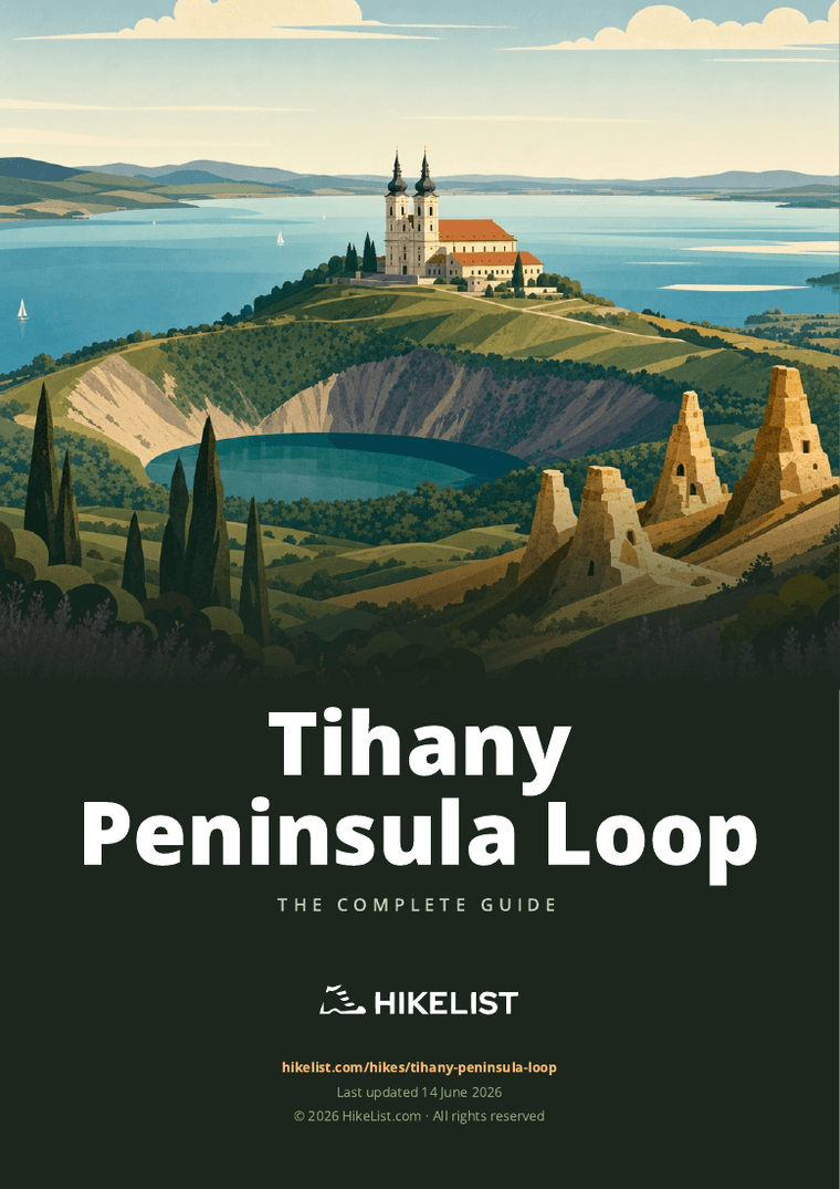 Tihany Peninsula Loop — downloadable guide cover