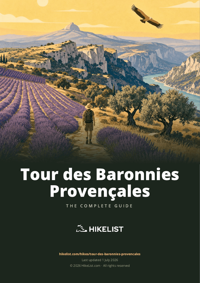 Tour des Baronnies Provençales — downloadable guide cover
