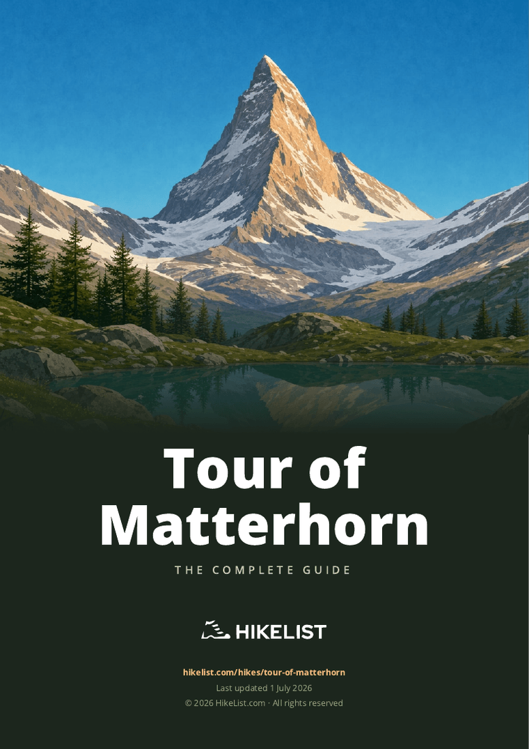 Tour of Matterhorn — downloadable guide cover